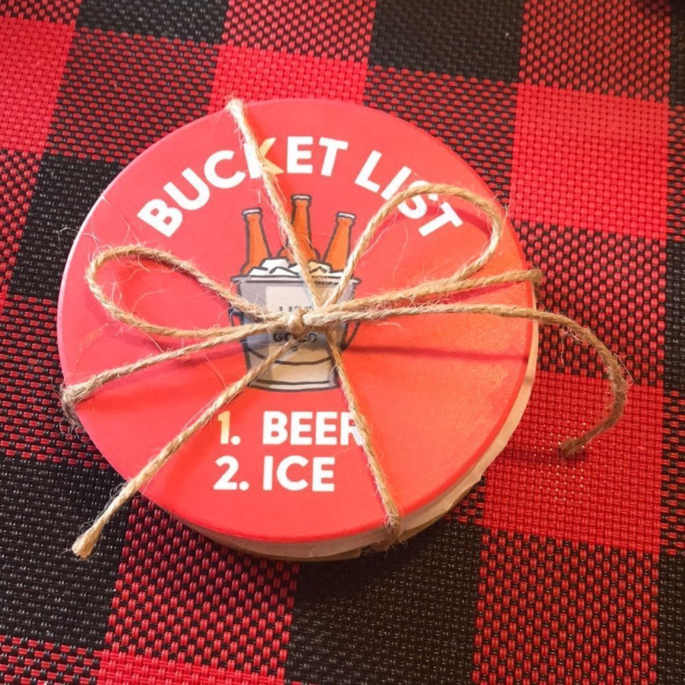 NWT Life is Good coasters